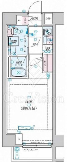crostone川崎　504号室　間取り