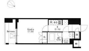 品川イースト　202号室　間取り