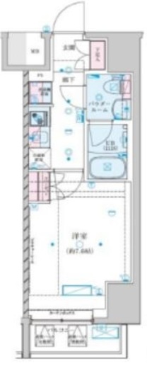 GENOVIA川崎Ⅶ (ジェノヴィア川崎Ⅶ)　1014号室　間取り