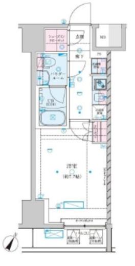 GENOVIA川崎Ⅶ (ジェノヴィア川崎Ⅶ)　1403号室　間取り