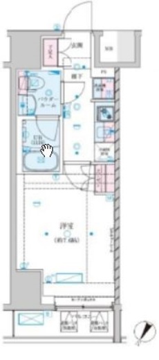 GENOVIA川崎Ⅶ (ジェノヴィア川崎Ⅶ)　1509号室　間取り