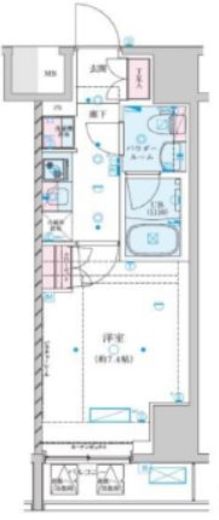 GENOVIA川崎Ⅶ (ジェノヴィア川崎Ⅶ)　211号室　間取り