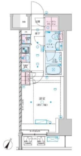GENOVIA川崎Ⅶ (ジェノヴィア川崎Ⅶ)　502号室　間取り