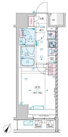 GENOVIA川崎Ⅶ (ジェノヴィア川崎Ⅶ)　606号室　間取り