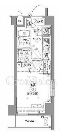 セジョリ川崎　703号室　間取り