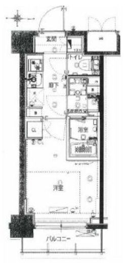 ハーモニーレジデンス武蔵小杉#002　108号室　間取り