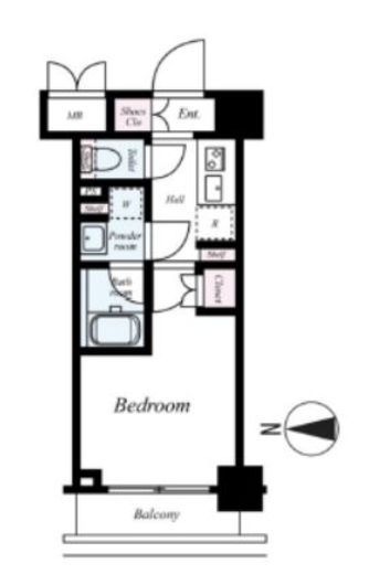 ハーモニーレジデンス武蔵小杉#002　429号室　間取り