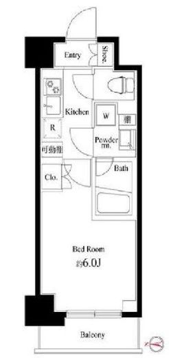 ハーモニーレジデンス武蔵小杉#002　430号室　間取り