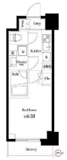 ハーモニーレジデンス武蔵小杉#002　511号室　間取り