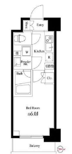 ハーモニーレジデンス武蔵小杉#002　515号室　間取り