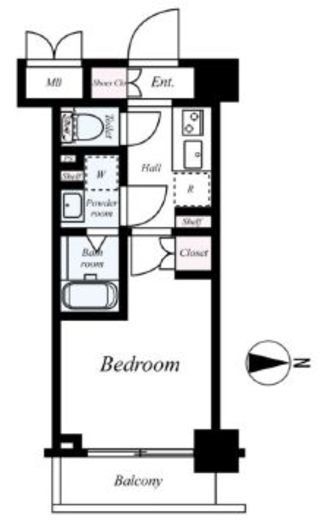 ハーモニーレジデンス武蔵小杉#002　521号室　間取り