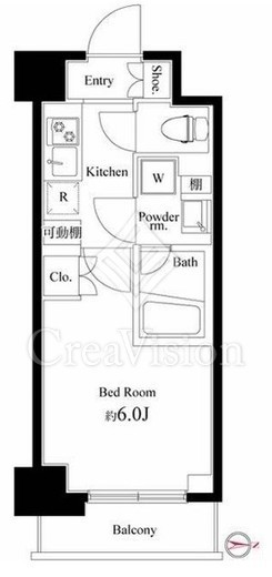ハーモニーレジデンス武蔵小杉#002　406号室　間取り