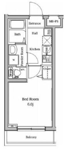 ラフィスタ宮崎台　211号室　間取り