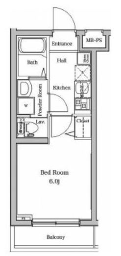 ラフィスタ宮崎台　317号室　間取り