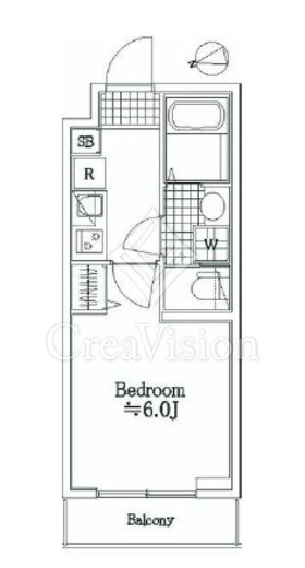 ラフィスタ宮崎台　502号室　間取り