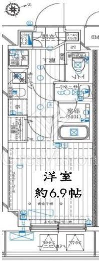 レガリス溝の口　603号室　間取り