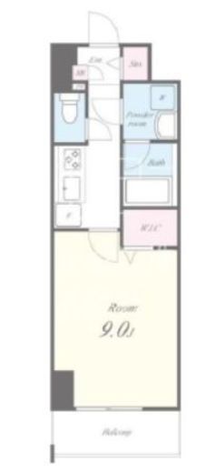 レジデンス・ポーレノクティア　402号室　間取り