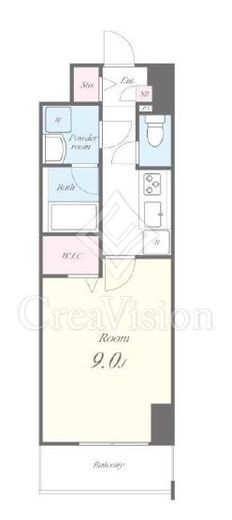 レジデンス・ポーレノクティア　903号室　間取り