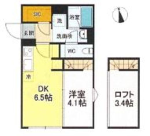 デュオメゾン武蔵小杉　102号室　間取り