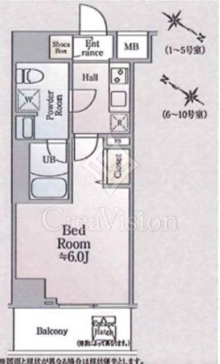 ジェノヴィア川崎Ⅱスカイガーデン　208号室　間取り