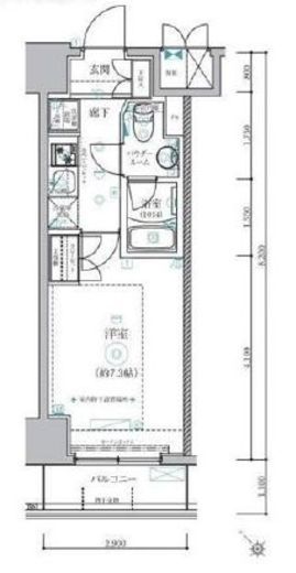 パティーナ川崎南DUO　1003号室　間取り