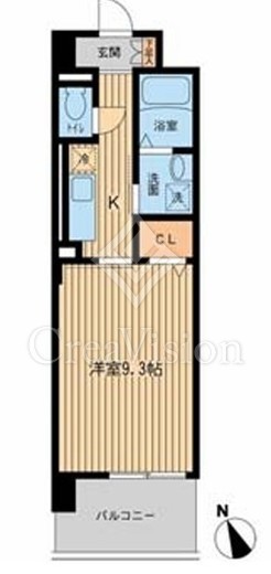 カーサグランデ　502号室　間取り