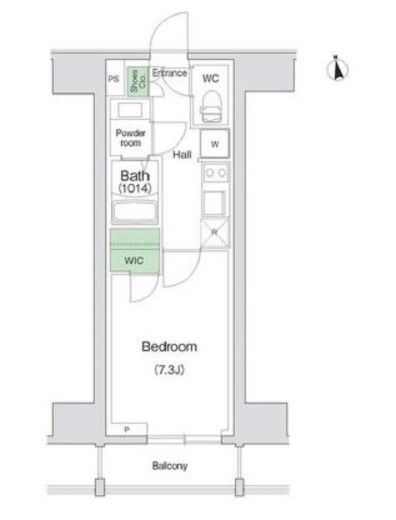 スタイリオ川崎　1503号室　間取り