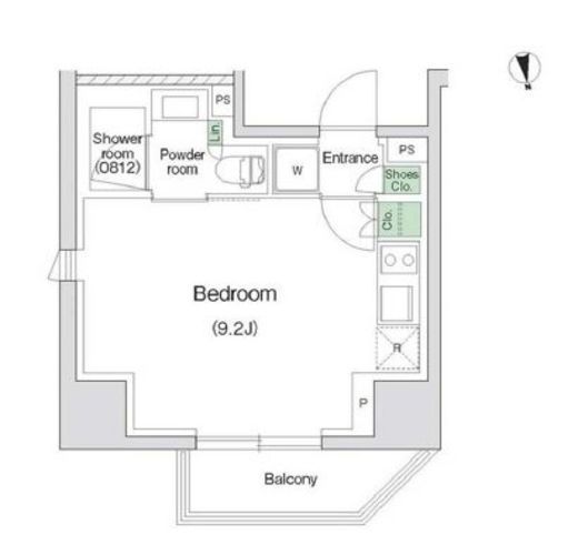 スタイリオ川崎　606号室　間取り