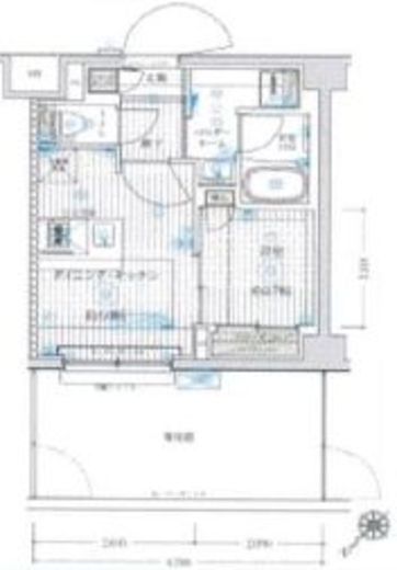 ブライズ鷺沼　103号室　間取り
