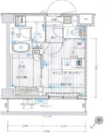 ブライズ鷺沼　202号室　間取り