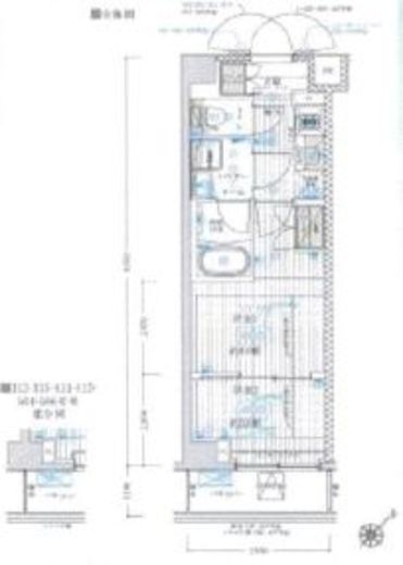 ブライズ鷺沼　313号室　間取り