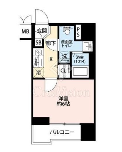 プレール・ドゥーク川崎Ⅴ　301号室　間取り