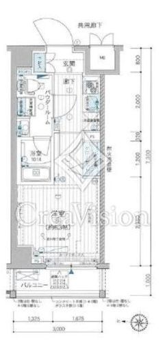 メインステージ武蔵小杉　503号室　間取り
