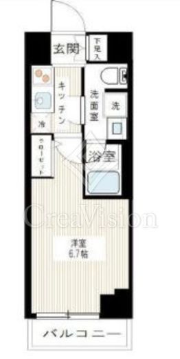 ARCOBALENO MUSASHIKOSUGI (アルコバレーノ武蔵小杉)　505号室　間取り