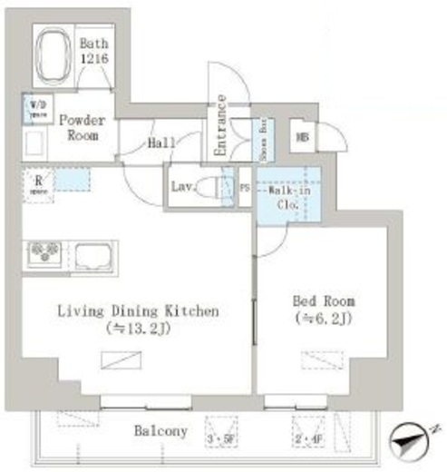グレースティリア　303号室　間取り