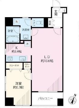 メゾン・ド・日本橋久松町　802号室　間取り