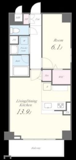 グランディール武蔵小杉　303号室　間取り