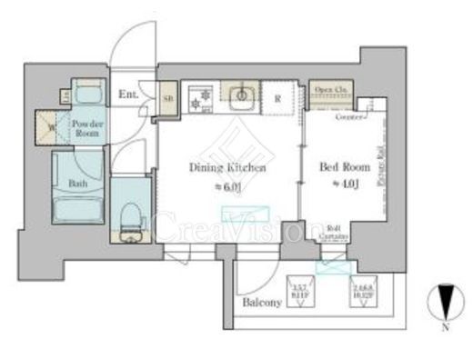 ブリリアイスト武蔵小杉　701号室　間取り