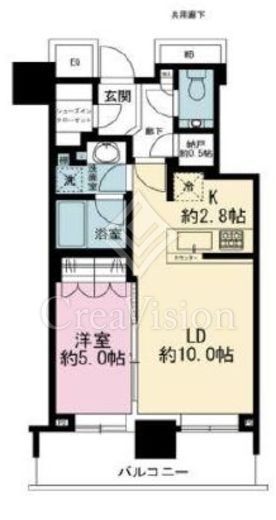 ザ・パークハウス晴海タワーズ クロノレジデンス　2115号室　間取り