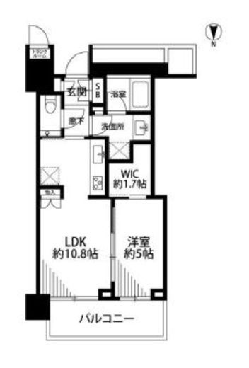 ザ・パークハウス晴海タワーズ クロノレジデンス　2518号室　間取り