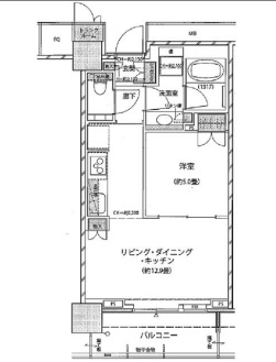 ザ・パークハウス晴海タワーズ クロノレジデンス　3717号室　間取り