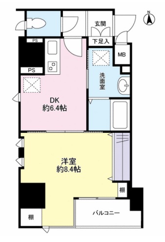 ISSEI Residence 神樂坂　701号室　間取り