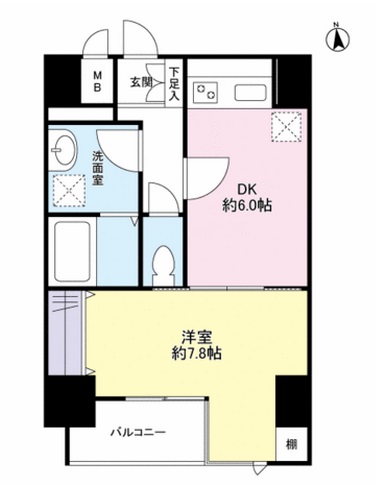ISSEI Residence 神樂坂　902号室　間取り