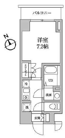 レジディア日本橋馬喰町2　1103号室　間取り