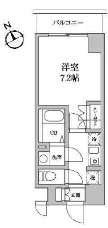 レジディア日本橋馬喰町2　404号室　間取り