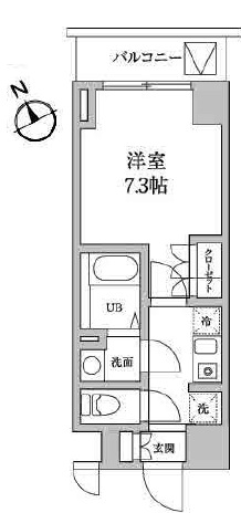 レジディア日本橋馬喰町2　406号室　間取り