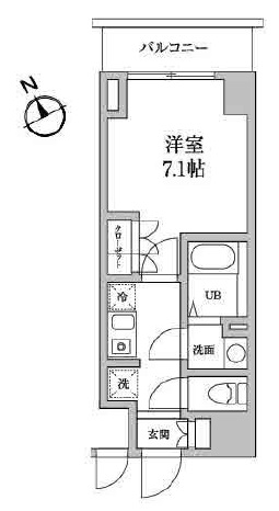 レジディア日本橋馬喰町2　902号室　間取り