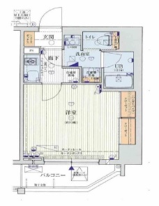 レオンコンフォート西新橋　903号室　間取り