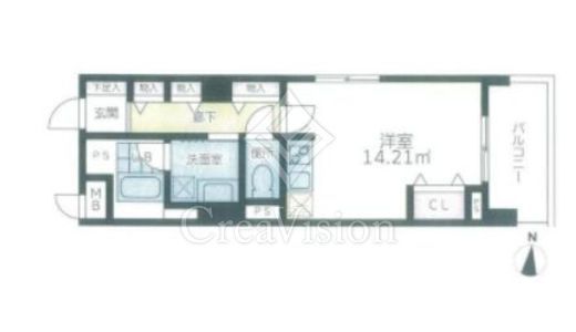 西麻布ホームズ　402号室　間取り