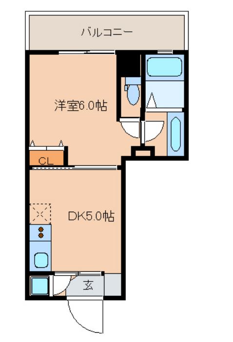 レジディア日本橋人形町　203号室　間取り